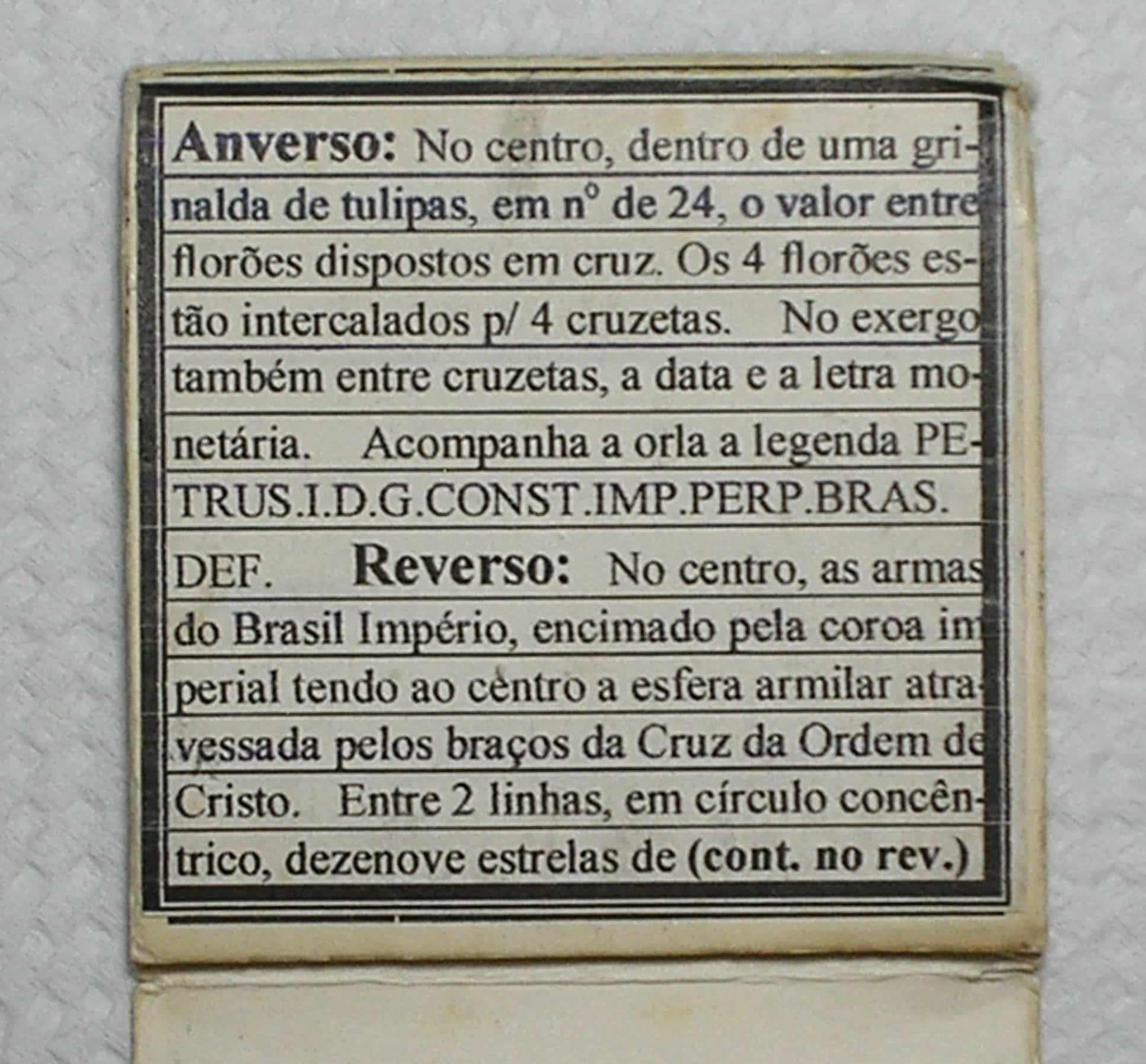| Casa do Colecionador 80 Réis - 1831 - G "Goias" / 24 T / Data e letra monetária entre cruzetas / Rara / Cobre / Bc/Mbc - Difícil aparecer tão bonita assim / Cod.300