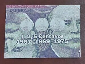 Blister+moedas 1/2/5 Centavos Sku 1058