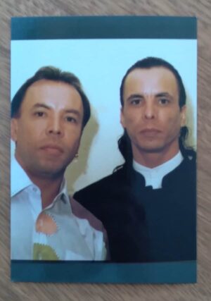 Cartão Postal Christian e Ralf. Sem endereçamento no verso.