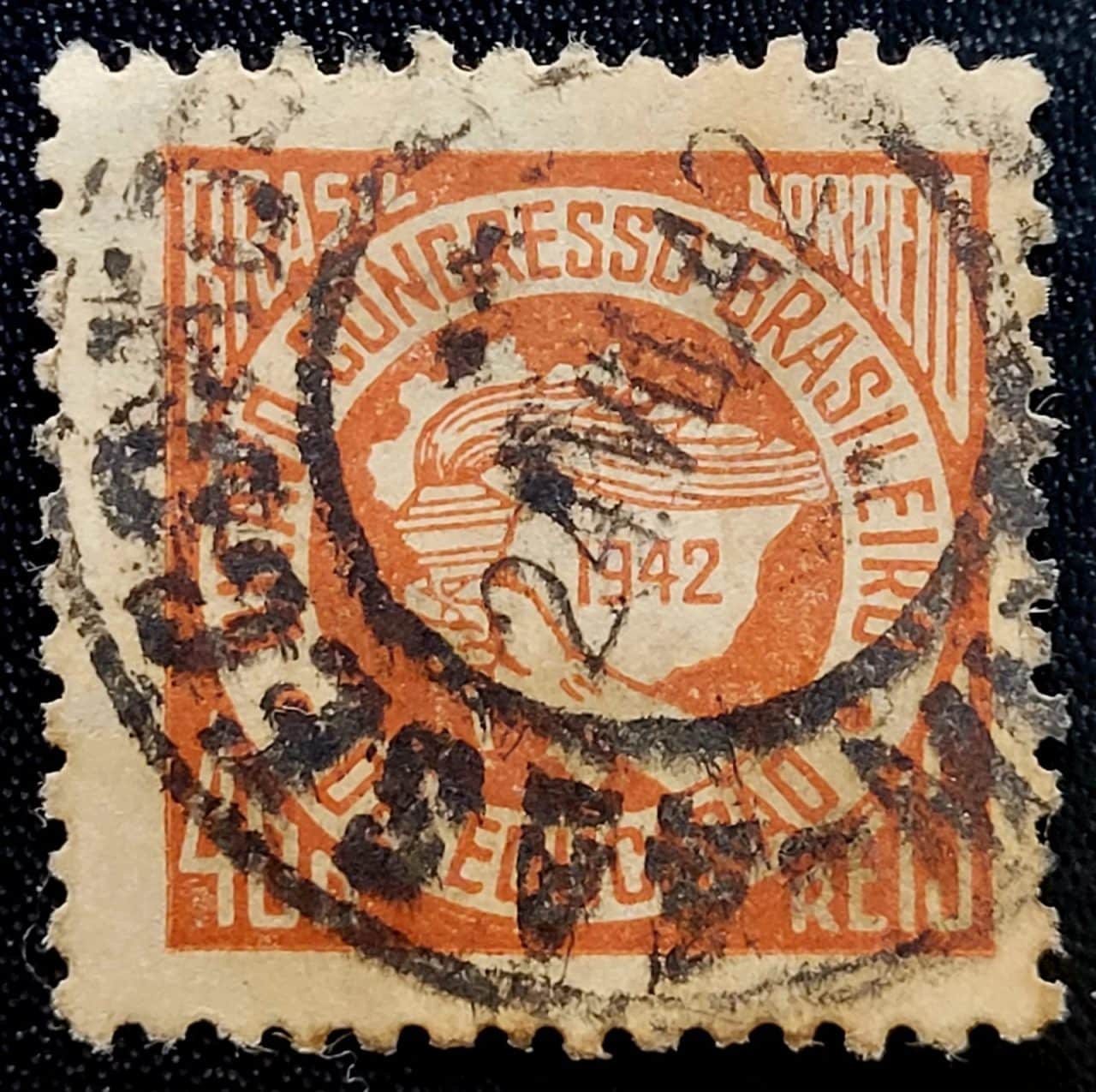 Comemorativos - RHM C0176 (Usado) 8º Congresso Brasileiro de Educação - 05/07/1942 (Selos do Brasil)