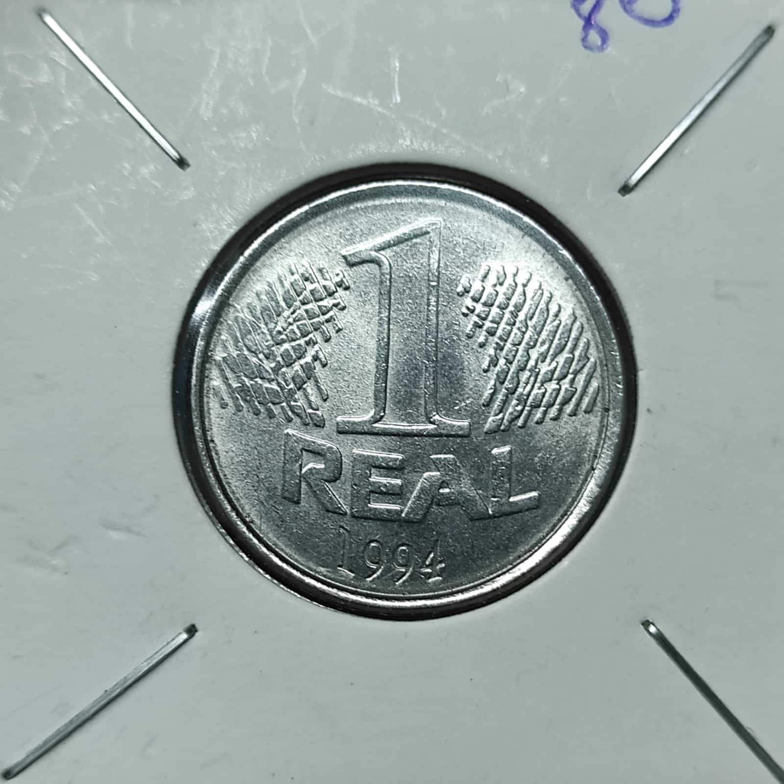 Moeda 1 Real 1994 FC Flor de Cunho