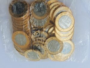 Sachê Moedas 1,00 50 Anos Banco Central