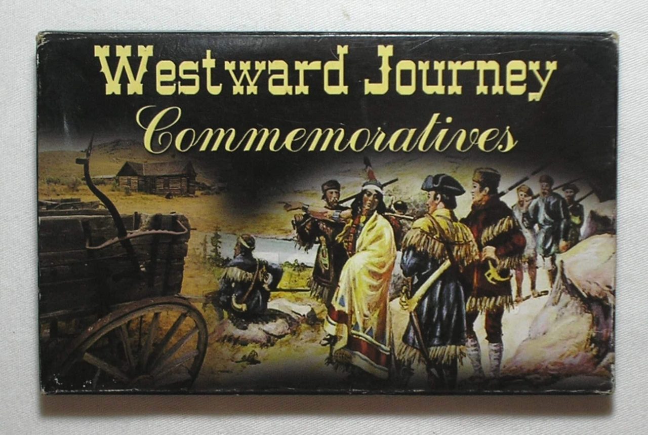 Usa) Estojo 1 Dollar - 2000-Philadelphia e Denver / Sacagawea - The West Journey / Uncirculated / cod.ems.2