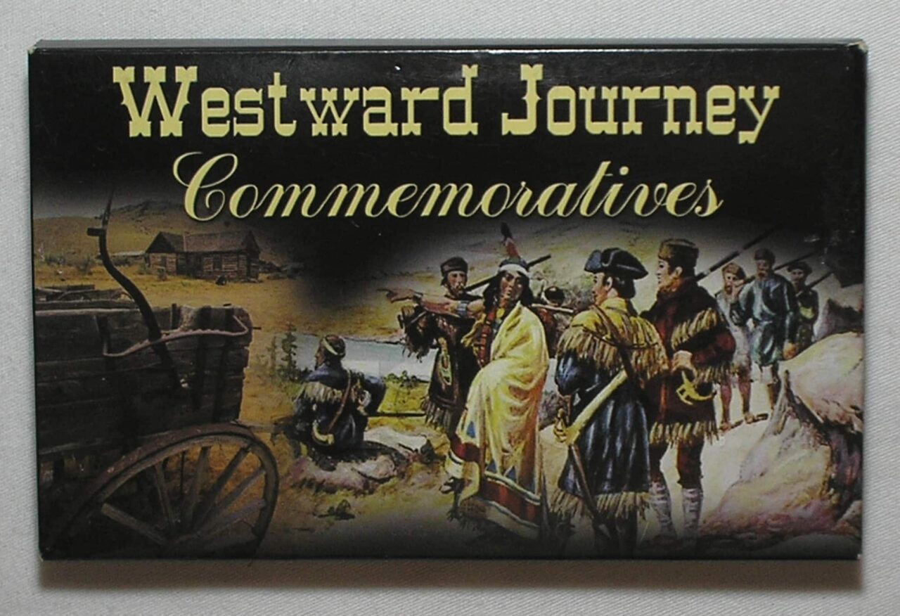 Usa) Estojo 1 Dollar - 2004-Philadelphia e Denver / Sacagawea - The West Journey / Uncirculated / cod.ems.2