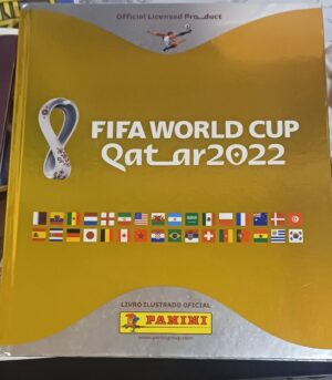 Álbum dourado completo copa quatar 2022 + set de atualização