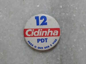 botton antigo - PDT Cidinha Campos