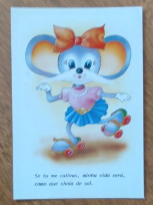 Cartão Postal Litoarte Jovem 60. Se tu me cativas.