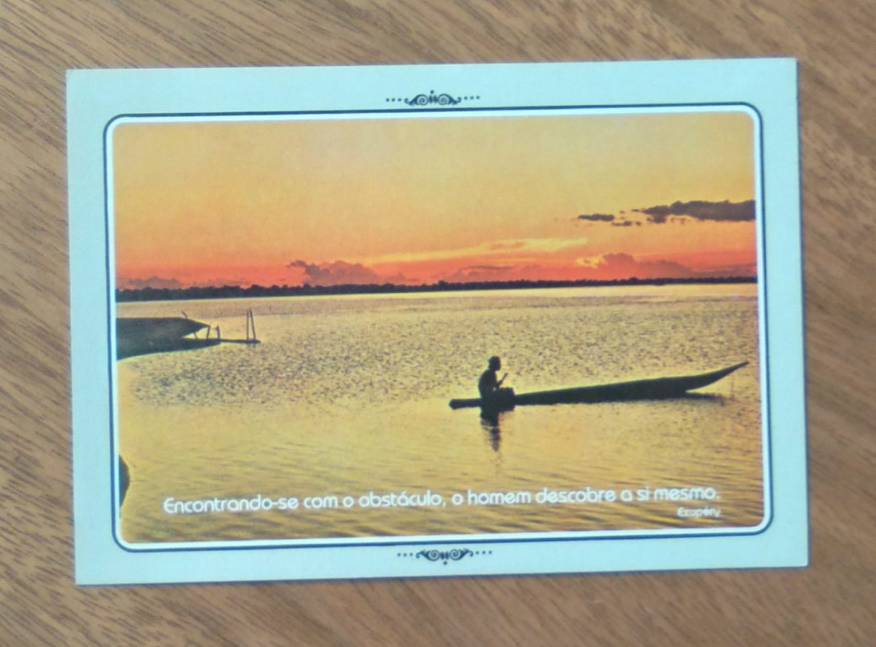 Cartão Postal Paulinas Natureza 9. No obstáculo o homem se descobre.