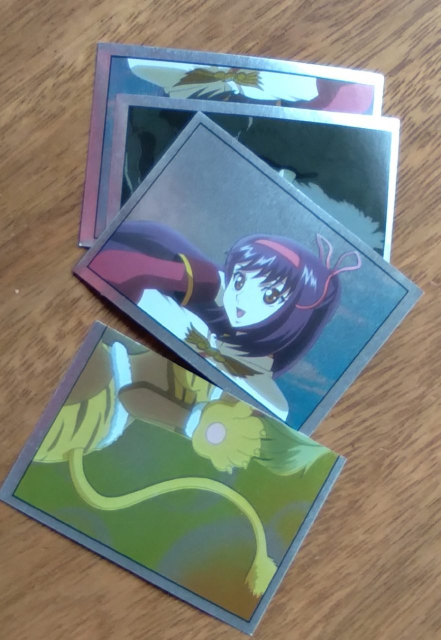 Figurinhas Ragnarok Brasil prateadas. Valor de cada uma.