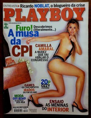 Playboy Nº 364 - Camilla Amaral (Revista com Pôster) Outubro 2005