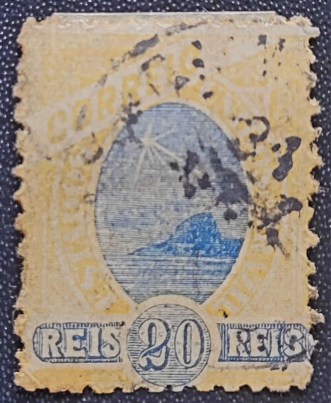 Regulares - RHM 082 a (Usado) 20 Réis - Tipos "Madrugada Republicana" - 1897 (Selos do Brasil)