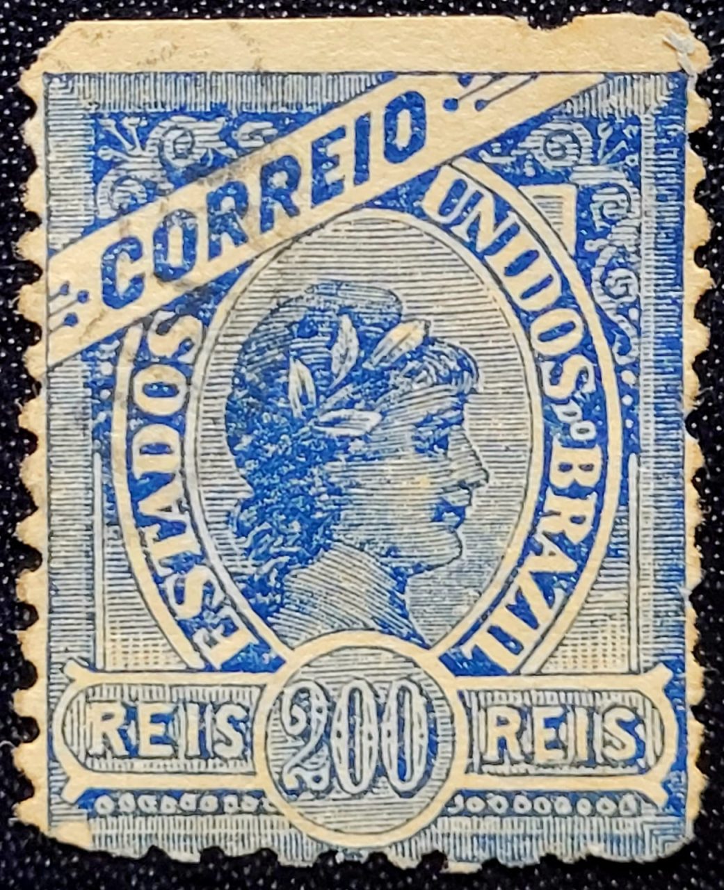 Regulares - RHM 097 C (Usado) 200 Réis - Tipos "Madrugada Republicana" Tipos de 1894 Novas Cores - 1900 (Selos do Brasil)