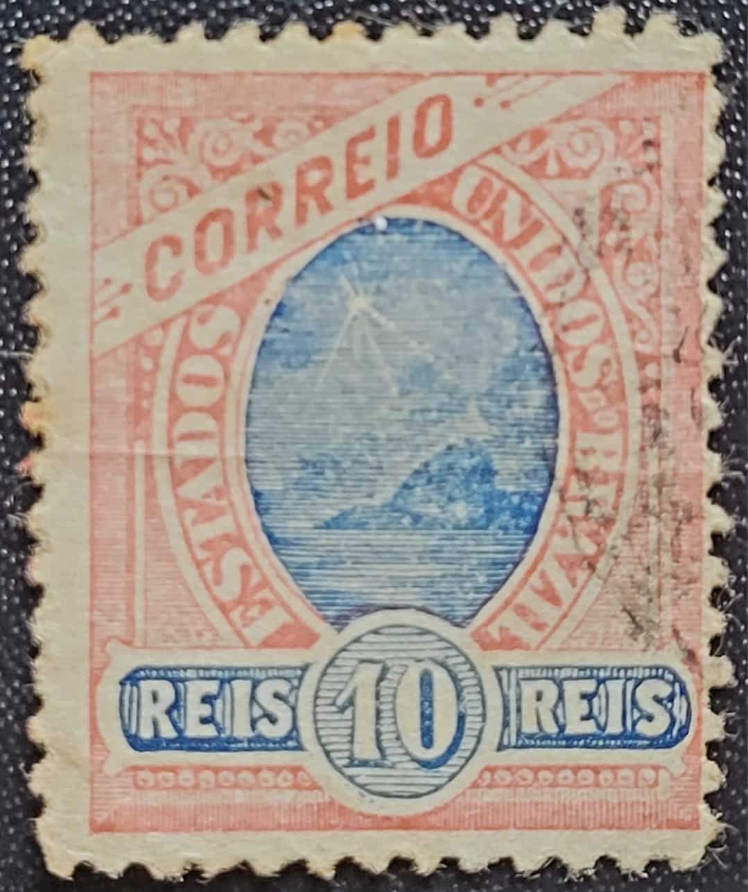 Regulares - RHM 099 (Usado) 10 Réis - Tipos "Madrugada Republicana" Margens Grandes - 1902/1905 (Selos do Brasil)
