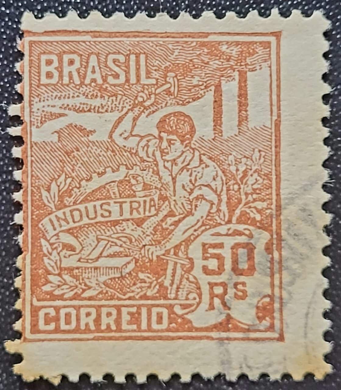 Regulares - RHM 178 (Usado) 50 Réis - Indústria - Vovó Parte 1 - 1922