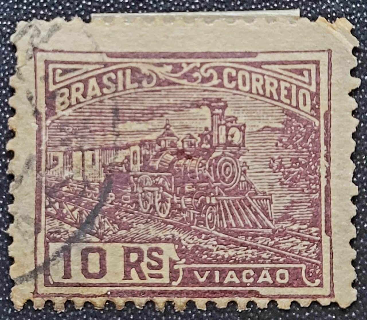Regulares - RHM 189 (Usado) 10 Réis - Vovó Parte 1 - 1921/1926 (Selos do Brasil)