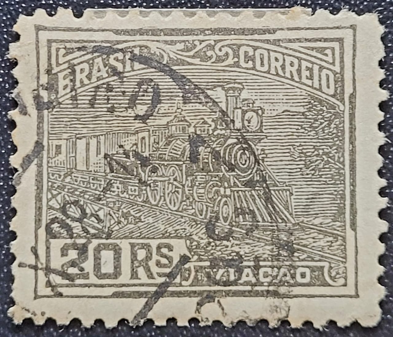 Regulares - RHM 190 (Usado) 20 Réis - Vovó Parte 1 - 1921/1926 (Selos do Brasil)