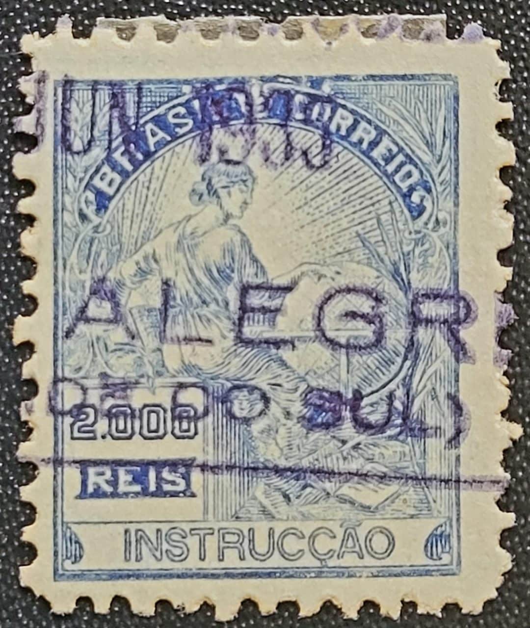 Regulares - RHM 207 (Usado) 2.000 Réis - Vovó Parte 1 - 1921/1926 (Selos do Brasil)