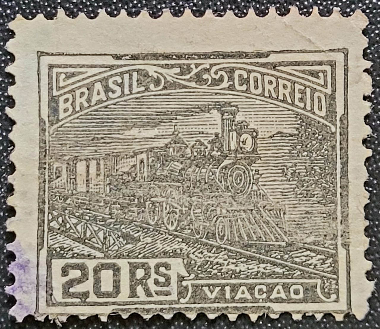 Regulares - RHM 217 (Usado) 20 Réis - Vovó Parte 1 - 1924/1932 (Selos do Brasil)