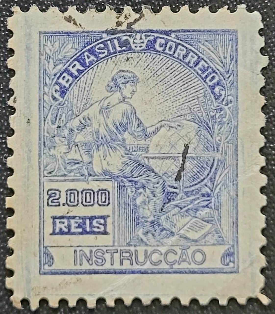 Regulares - RHM 238 (Usado) 2.000 Réis - Instrução - Vovó Parte 1 - 1924/1932 (Selos do Brasil)