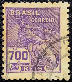 Regulares - RHM 288 A (Usado) 700 Réis - Mercúrio e Globo - Vovó Parte 2 - 1933