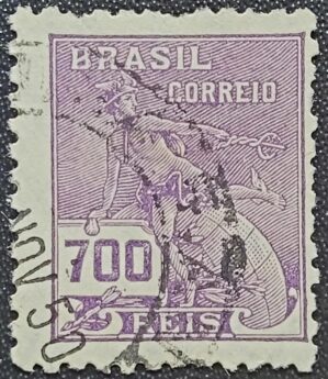 Regulares - RHM 288 A (Usado) 700 Réis - Mercúrio e Globo - Vovó Parte 2 - 1933