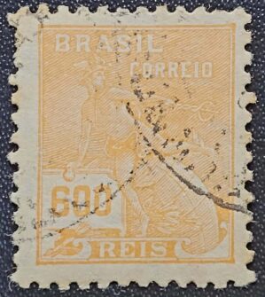 Regulares - RHM 305 (Usado) 600 Réis - Mercúrio e Globo - Vovó Parte 2 - 1936/1937