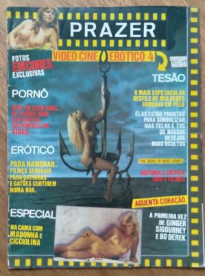 Revista Video Cine Erotico 4. Prazer pornô Aguenta coração.