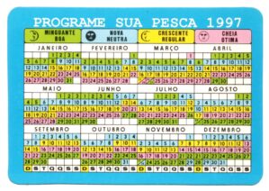 Calendario De Bolso - Calendario de Pesca - 1997