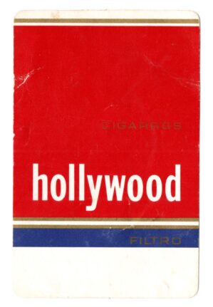 Calendario De Bolso Cigarros Hollywood 1976