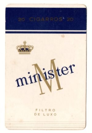 Calendario De Bolso - Cigarros Minister - 1976