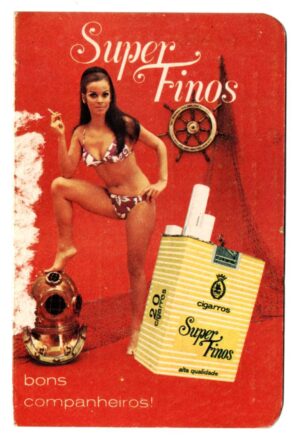 Calendario De Bolso - Cigarros Super Finos - 1969