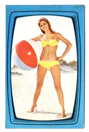 Calendario De Bolso - Mulher Na Praia - 1971