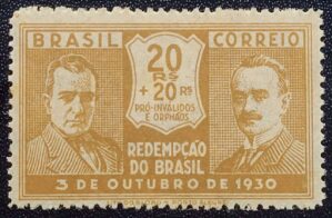 Comemorativos - RHM C0028 (Novo com Goma) 20 Réis - Revolução de 3 de Outubro de 1930 - 29/04/1931