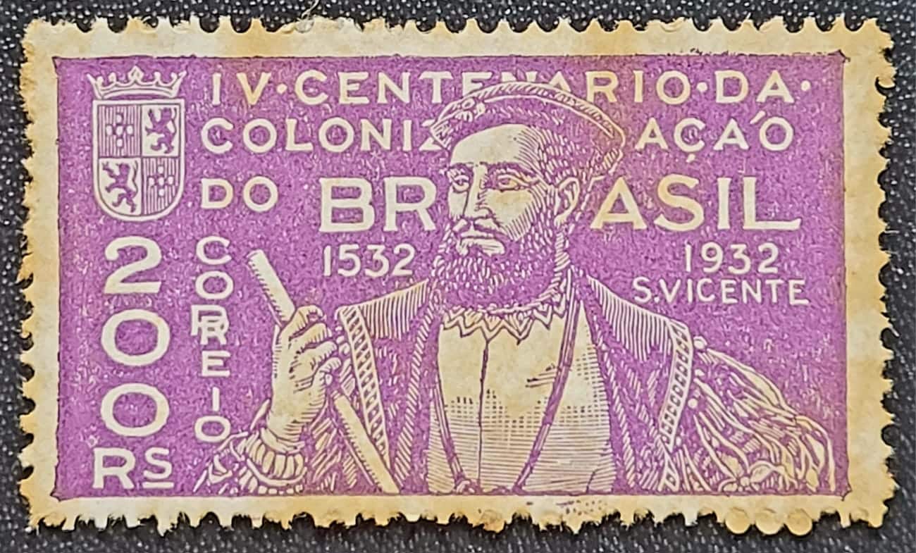 Comemorativos - RHM C0043 (Novo com Goma) 200 Réis - Martim Afonso de Souza - 03/06/1932
