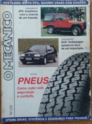 FCGR. Revista O Mecânico 86. JPX brasileiro com charme Pneus.