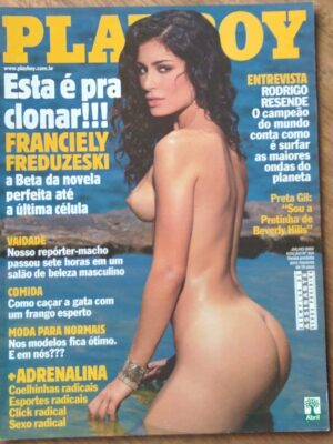 FCLQ. Revista Playboy 324. Franciely Freduzeski. Esportes radicais.