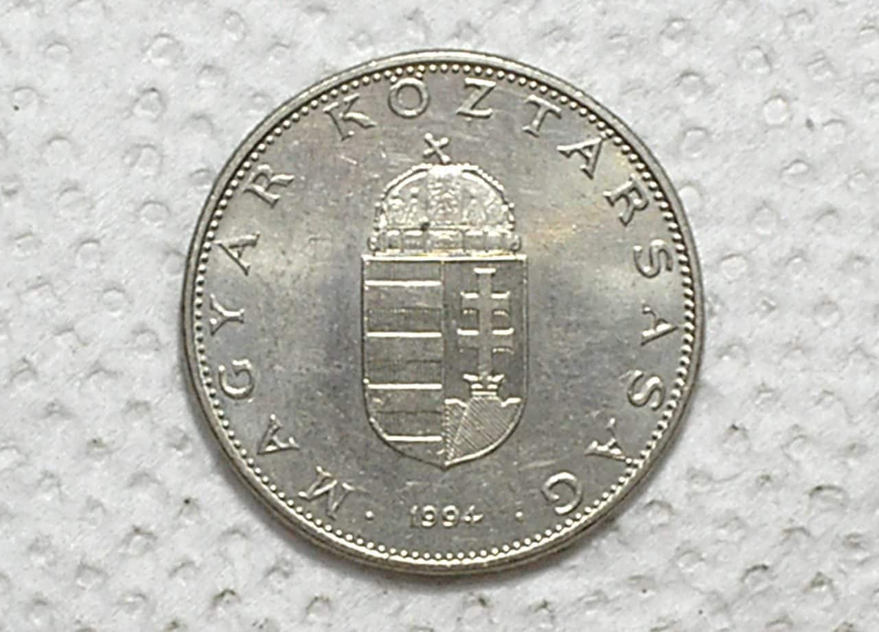 Hungria) 10 Forint - 1994 / Fc / Inox / / box57