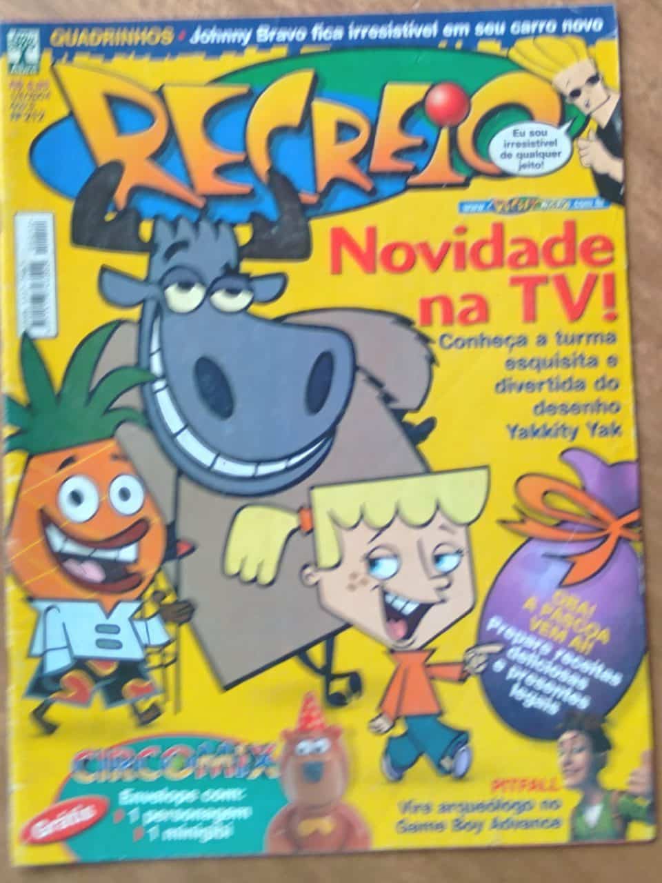 L27g. Revista 212. E Abril 2004. Johnny Bravo Novidade na TV.
