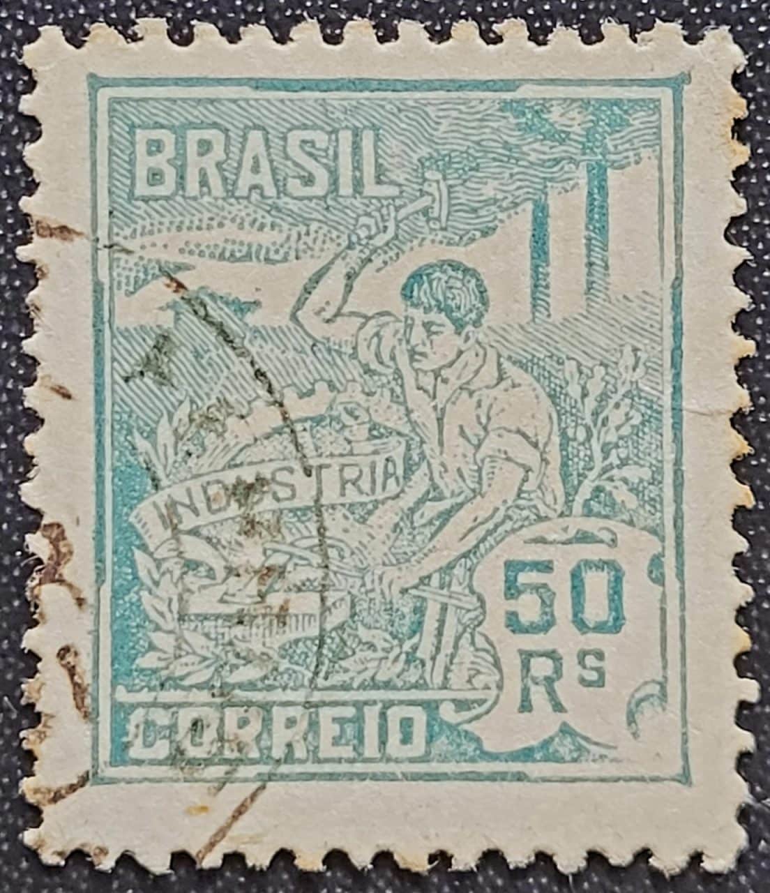 Regulares - RHM 177 (Usado) 50 Réis - Indústria - Vovó Parte 1 - 1920