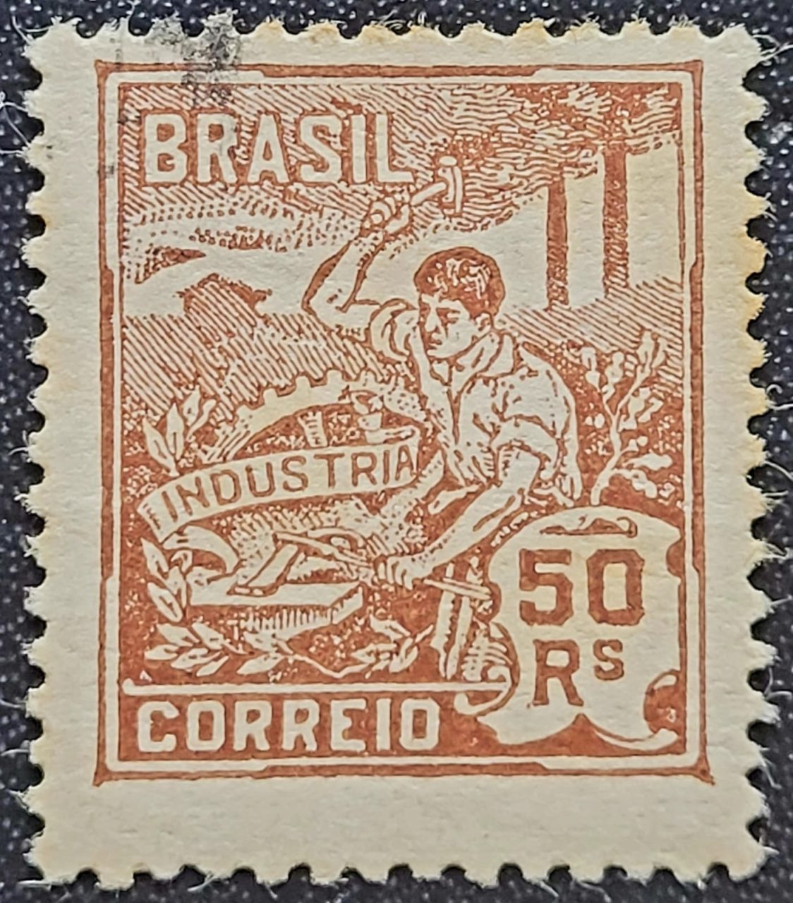 Regulares - RHM 178 (Usado) 50 Réis - Indústria - Vovó Parte 1 - 1922