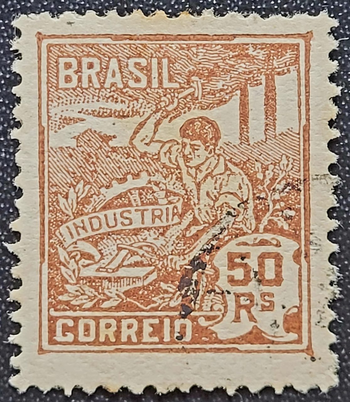 Regulares - RHM 178 (Usado) 50 Réis - Indústria - Vovó Parte 1 - 1922