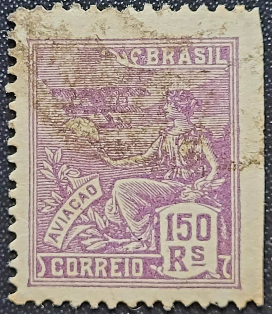 Regulares - RHM 182 (Usado) 150 Réis - Aviação - Vovó Parte 1 - 1920
