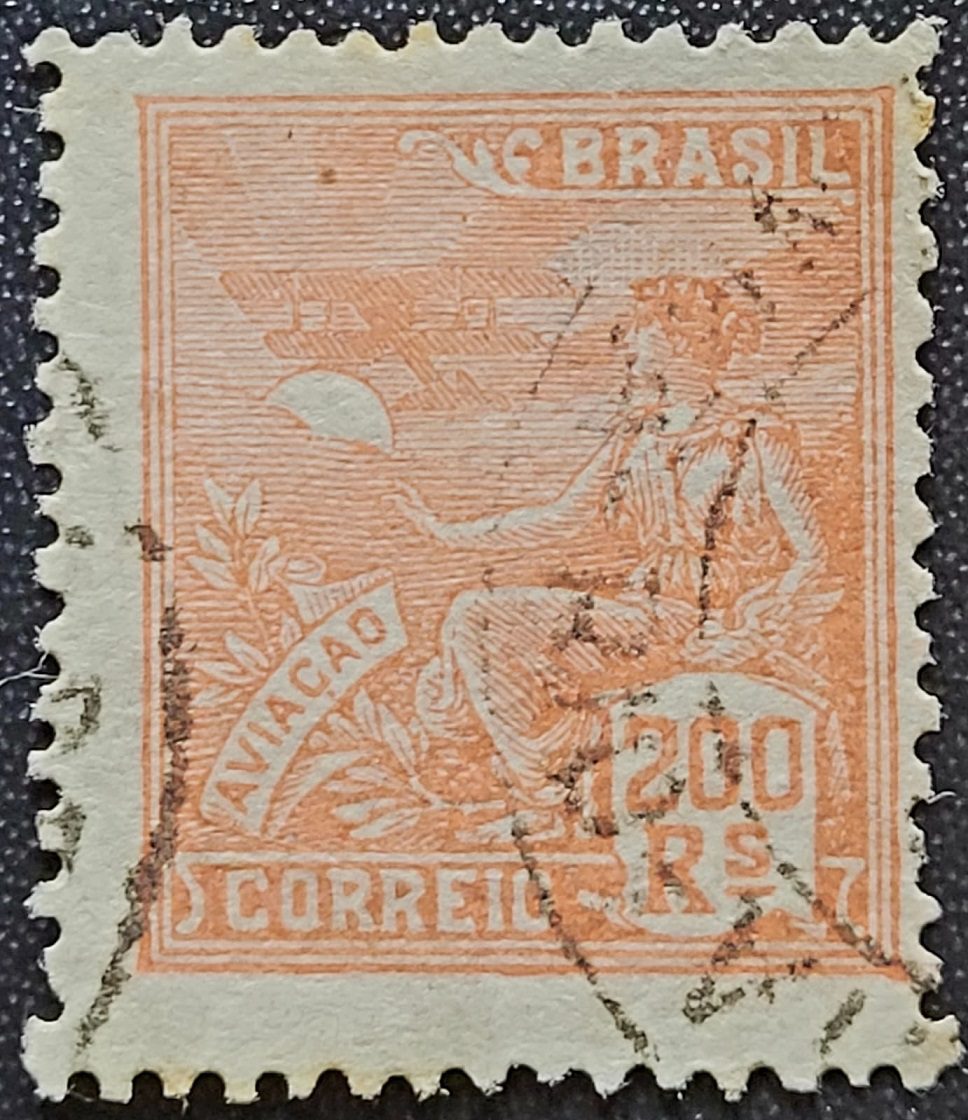 Regulares - RHM 199 (Usado) 200 Réis - Aviação - Vovó Parte 1 - 1921/26