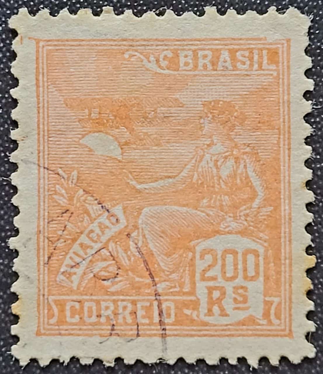 Regulares - RHM 199 (Usado) 200 Réis - Aviação - Vovó Parte 1 - 1921/26