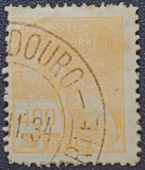 Regulares - RHM 247 Es (Usado) 400 Réis - Mercúrio e Globo - Vovó Parte 2 - 1928