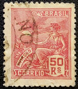 Regulares - RHM 268 (Usado) 50 Réis - Aviação - Vovó Parte 2 - 1930
