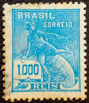 Regulares - RHM 273 (Usado) 1.000 Réis - Mercúrio e Globo - Vovó Parte 2 - 1930