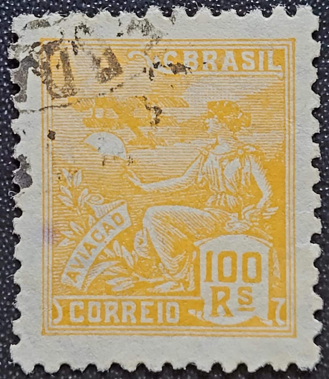 Regulares - RHM 280 A (Usado) 100 Réis - Avição - Vovó Parte 2 - 1933