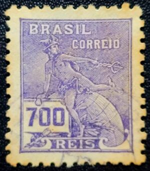 Regulares - RHM 288 A (Usado) 700 Réis - Mercúrio e Globo - Vovó Parte 2 - 1933