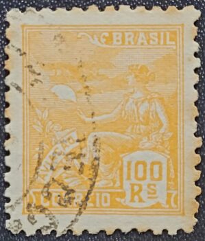 Regulares - RHM 300 a (Usado) 100 Réis - Aviação - Vovó Parte 2 - 1936/37